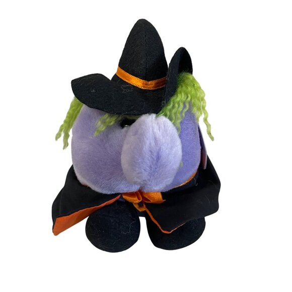 Puffkins Limited Edition Witch Plush Toy Halloween Decor 5" x 5" - Picture 5 of 5